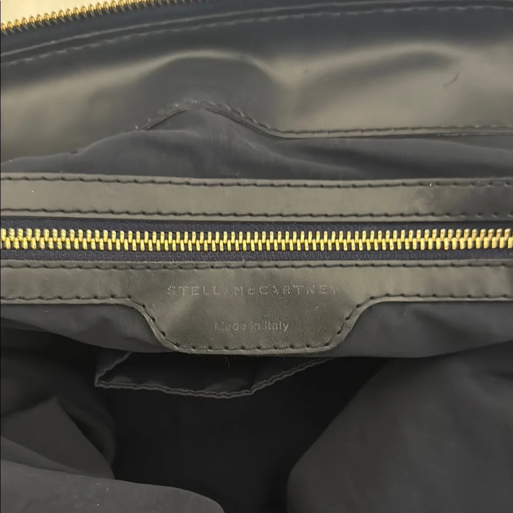 Stella McCartney Navy Nylon Pleated Women's Bag - Picture 13 of 16